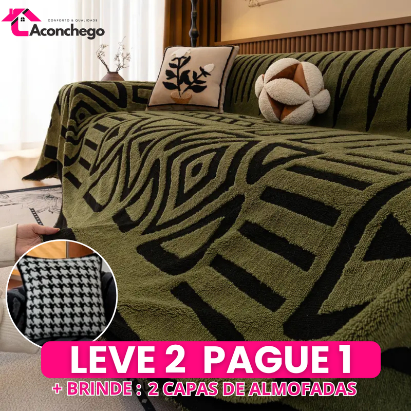 [Leve 2 Pague 1] Capa de Sofá Bella (Estilo e Conforto para seu Lar) +BRINDES: 2 Almofadas